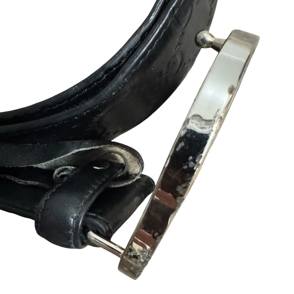 GUCCI Interlocking G Leather Belt - black - Picture 6 of 9